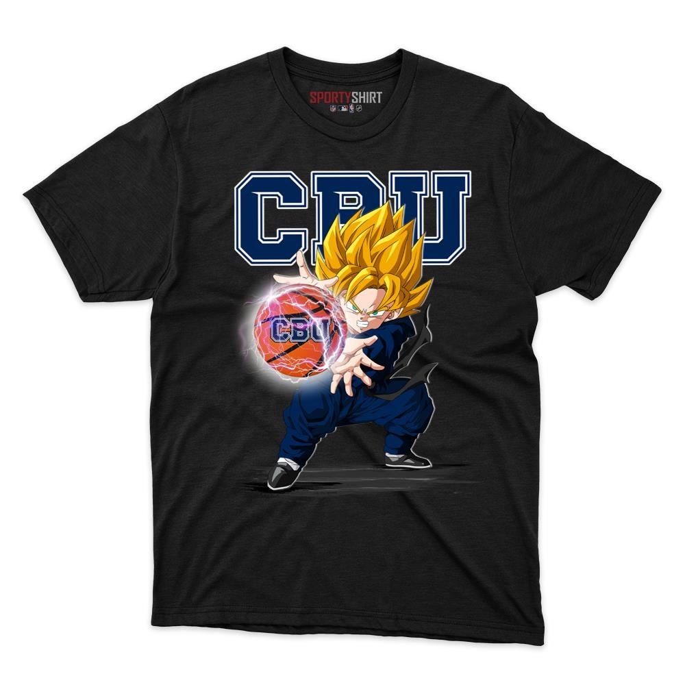 California Baptist Lancers Goku Dragon Ball Z Unisex Cotton Tee, Anime Fan Game Day Graphic Shirt