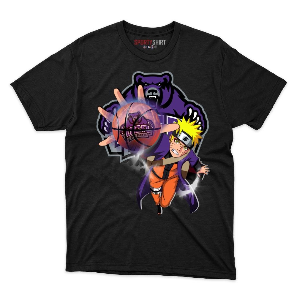 Central Arkansas Bears Naruto Uzumaki Ninja Unisex Shirt, Anime Crossover Cotton Graphic Tee, Game Day Fan Gift