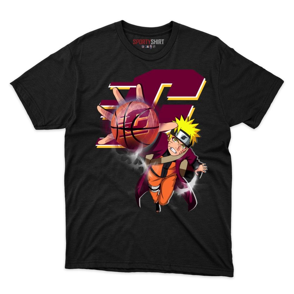 Central Michigan Chippewas Naruto Uzumaki Ninja Unisex Shirt, Anime Crossover Cotton Graphic Tee, Fan Gift