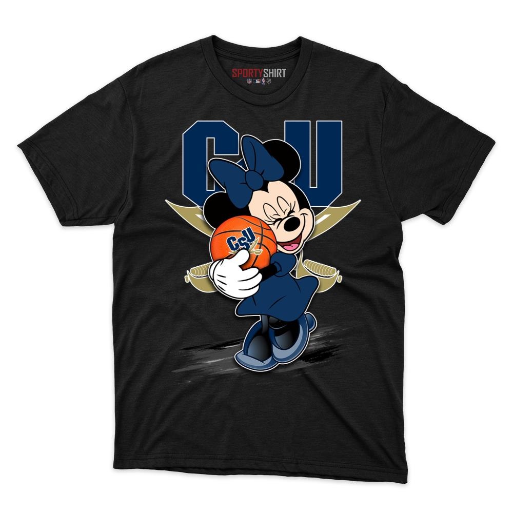 Charleston Southern Buccaneers Minnie Mouse Unisex Shirt, Disney Cartoon Cotton Graphic Tee, Game Day Fan Gift