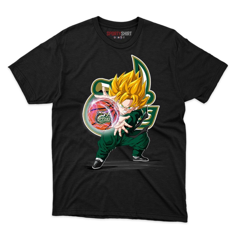 Charlotte 49ers Goku Dragon Ball Z Unisex Shirt, Anime Crossover Cotton Graphic Tee, Game Day Fan Gift
