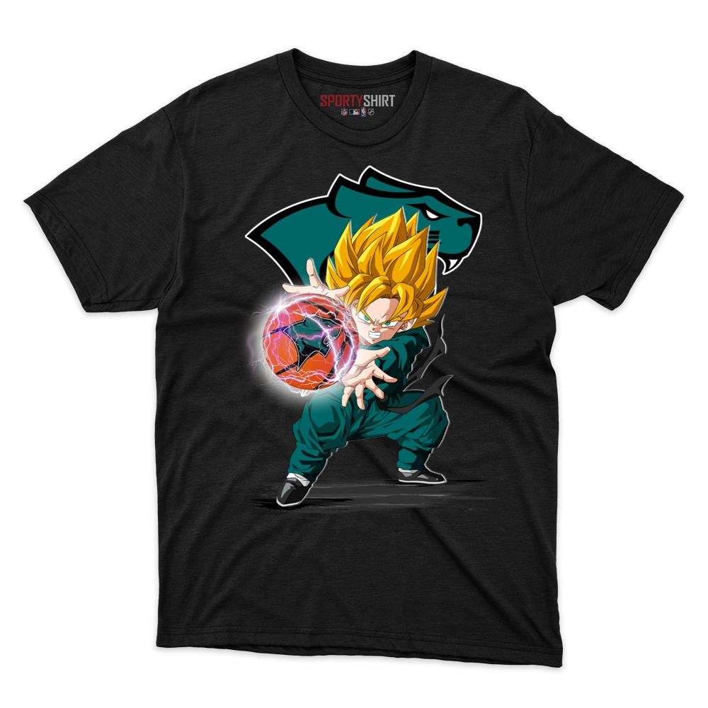Chicago State Cougars Goku Dragon Ball Z Anime Unisex Cotton Graphic Tee, Fan Shirt for Game Day