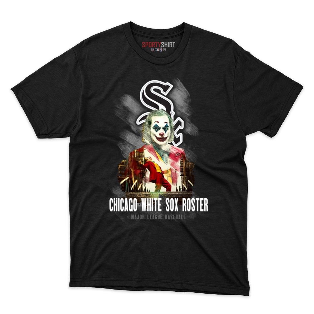 Chicago White Sox Roster Put On A Happy Face Joker Unisex Cotton Graphic Tee, Funny Fan Shirt