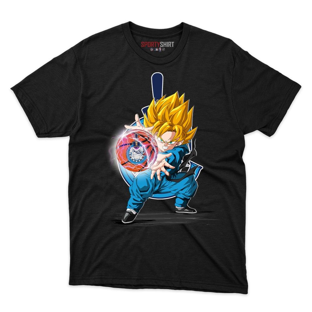 Citadel Bulldogs Goku Dragon Ball Z Anime Unisex Cotton Graphic Tee, Fan Shirt for Game Day