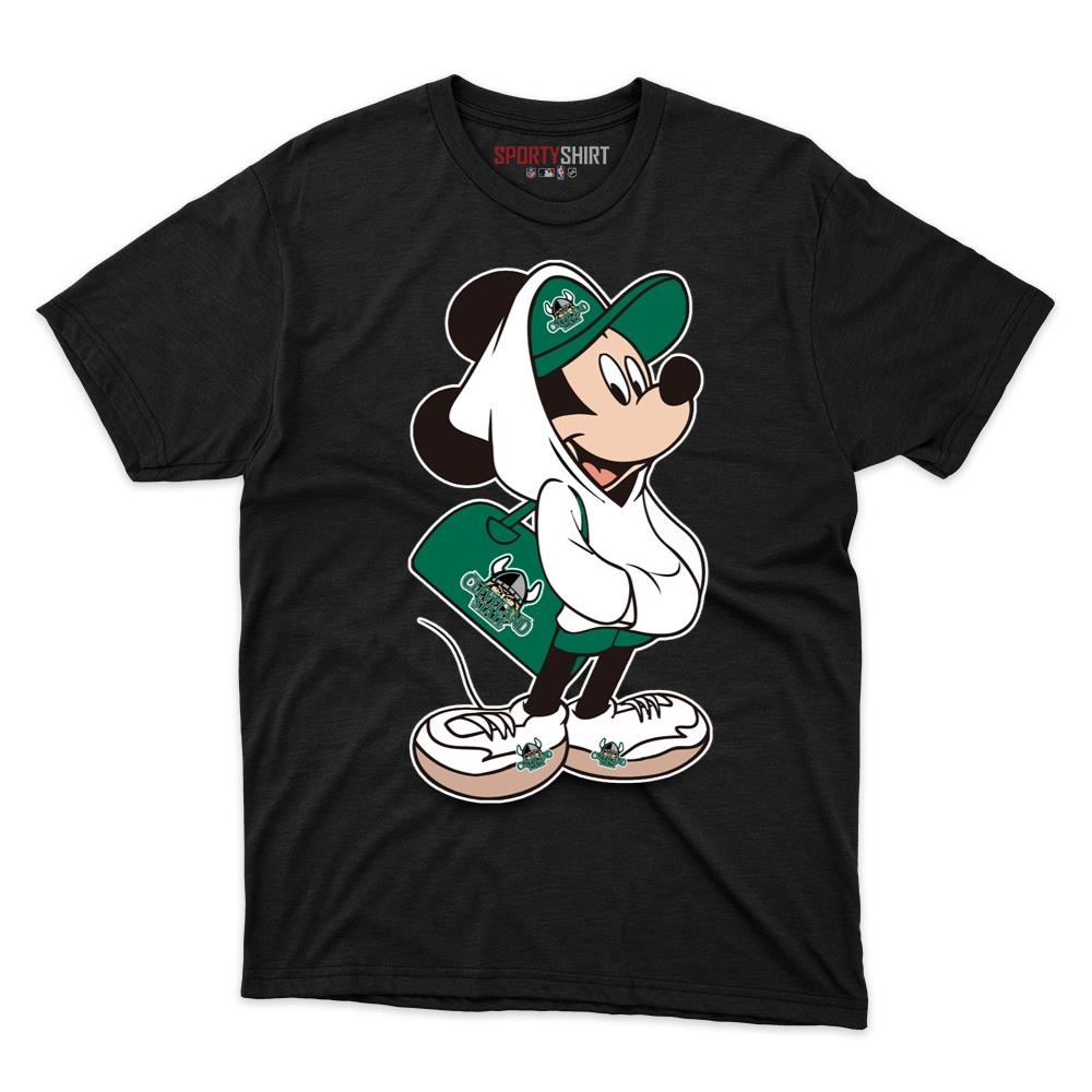 Cleveland State Vikings Mickey Mouse Disney Cartoon Unisex Cotton Graphic Tee, Fan Shirt for Game Day