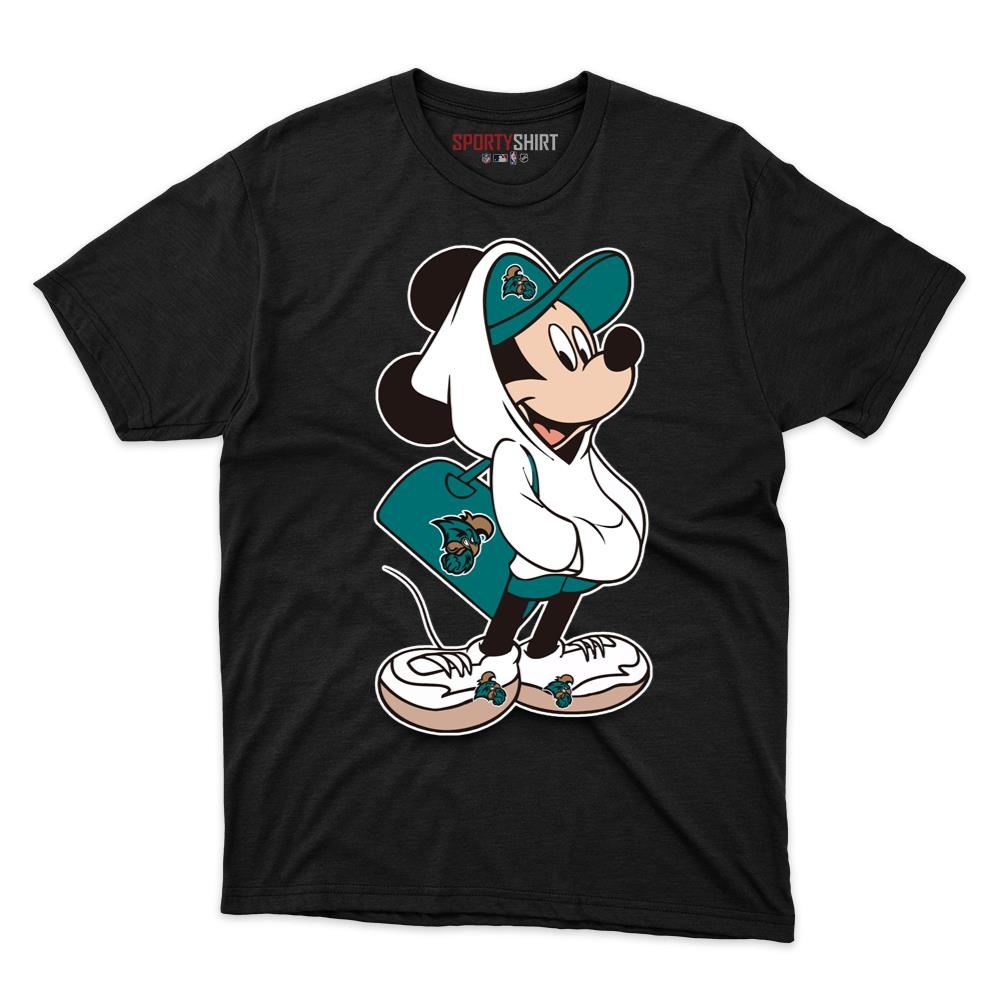 Coastal Carolina Chanticleers Mickey Mouse Unisex Cotton Tee, Disney Cartoon Shirt, Game Day Fan Gift