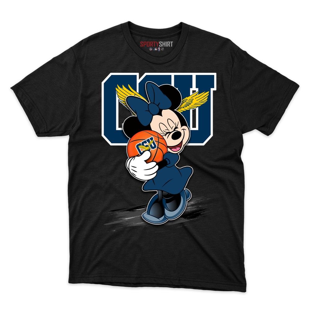 Coppin State Eagles Minnie Mouse Unisex Cotton Graphic Tee, Disney Cartoon Shirt, Game Day Fan Gift