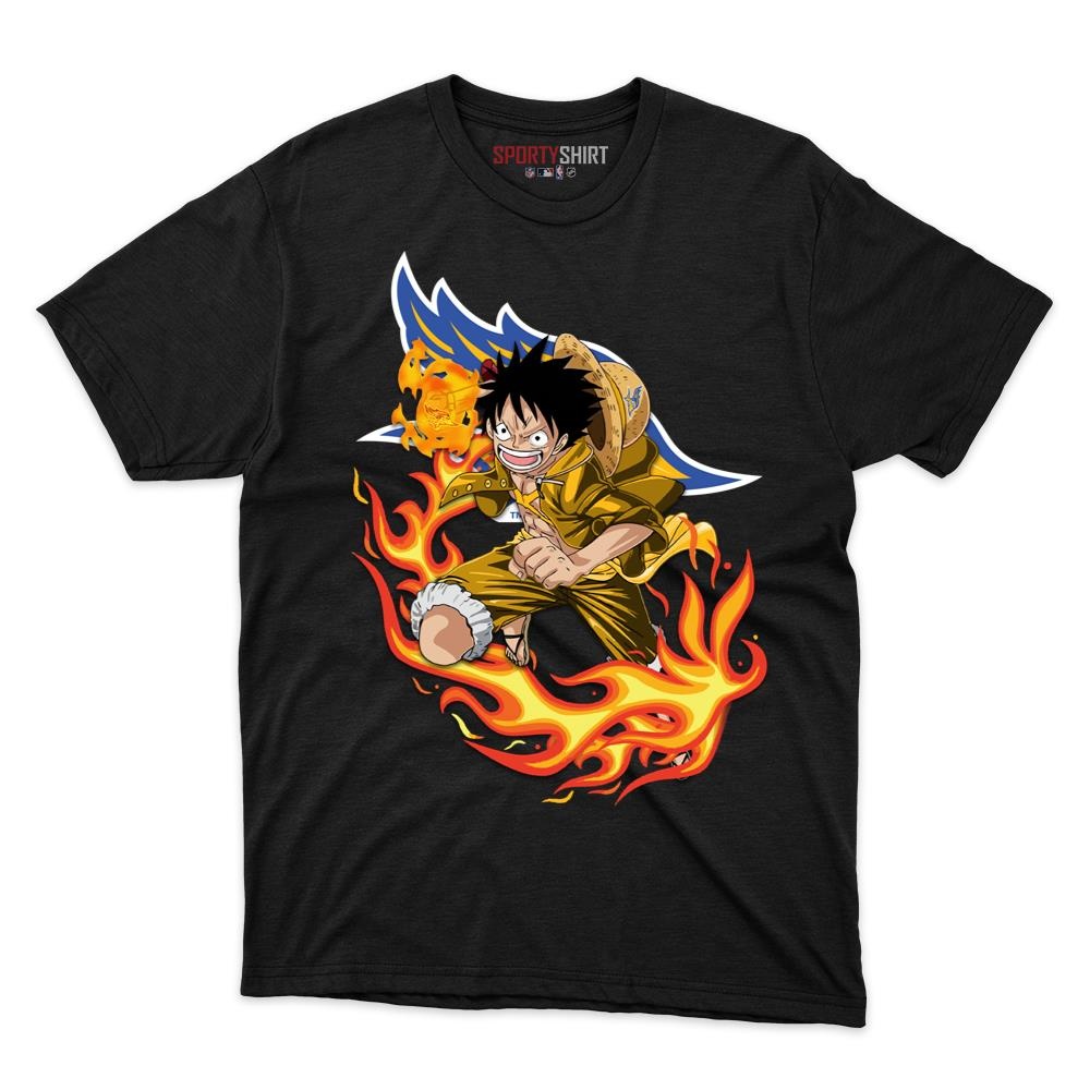 CSU Bakersfield Roadrunners Luffy One Piece Unisex Cotton Tee, Anime Pirate Fan Game Day Shirt