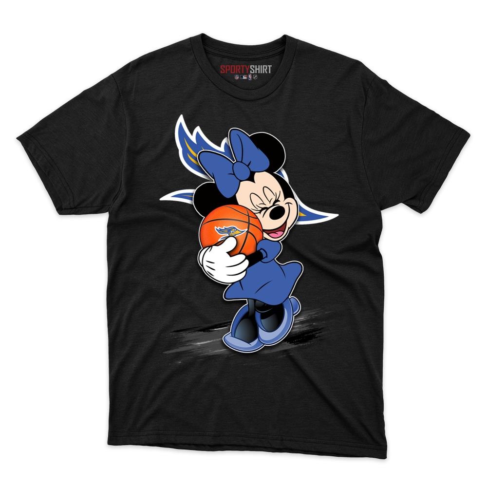 CSU Bakersfield Roadrunners Minnie Mouse Unisex Cotton Tee, Disney Cartoon Fan Game Day Shirt