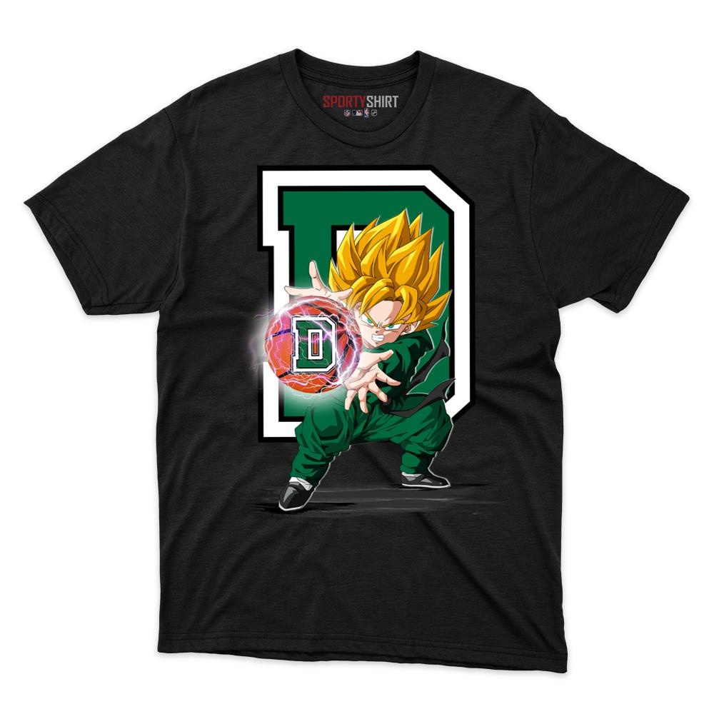 Dartmouth Big Green Goku Dragon Ball Z Shirt, Unisex Cotton Anime Saiyan Graphic Tee for College Fans