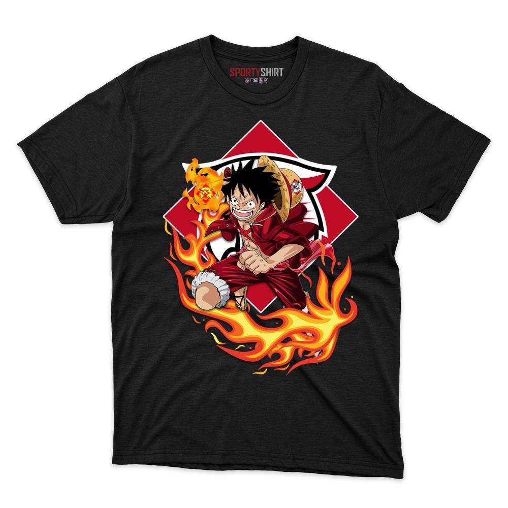 Davidson Wildcats Luffy Straw Hat One Piece Shirt, Unisex Cotton Anime Pirate Graphic Tee for College Fans