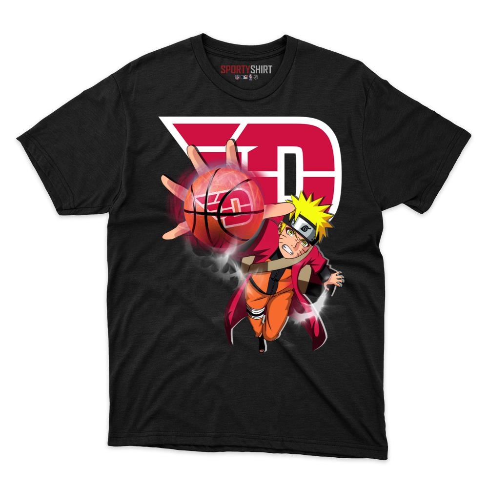 Dayton Flyers Naruto Ninja Shirt, Unisex Cotton Anime Graphic Tee for College Game Day Fans