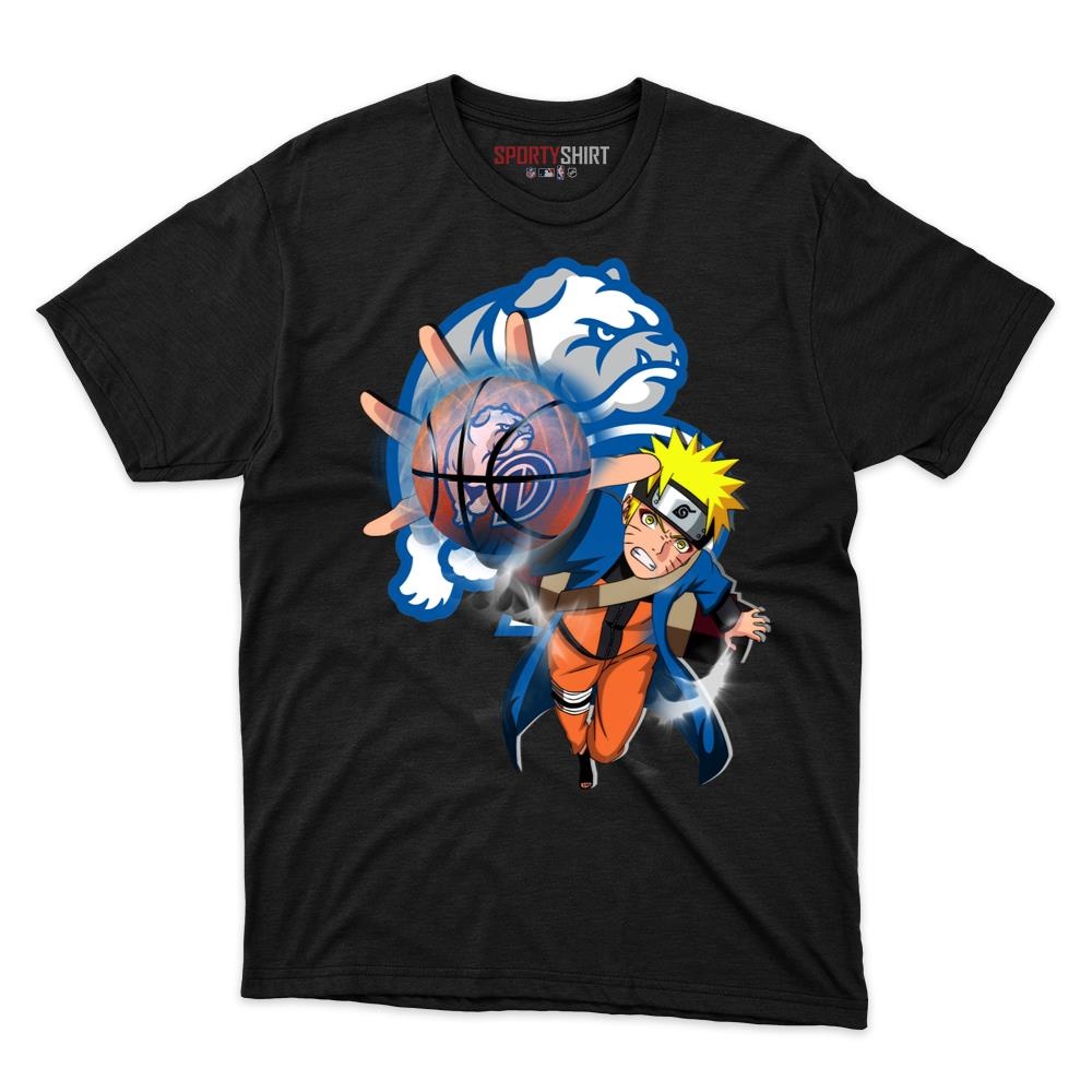 Drake Bulldogs Naruto Uzumaki Unisex Cotton Tee, Hidden Leaf Ninja Anime Graphic Shirt, Game Day Fan Gift