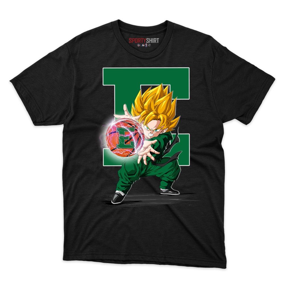 Eastern Michigan Eagles Goku Dragon Ball Z Unisex Cotton Graphic Tee, Anime College Fan Game Day Shirt