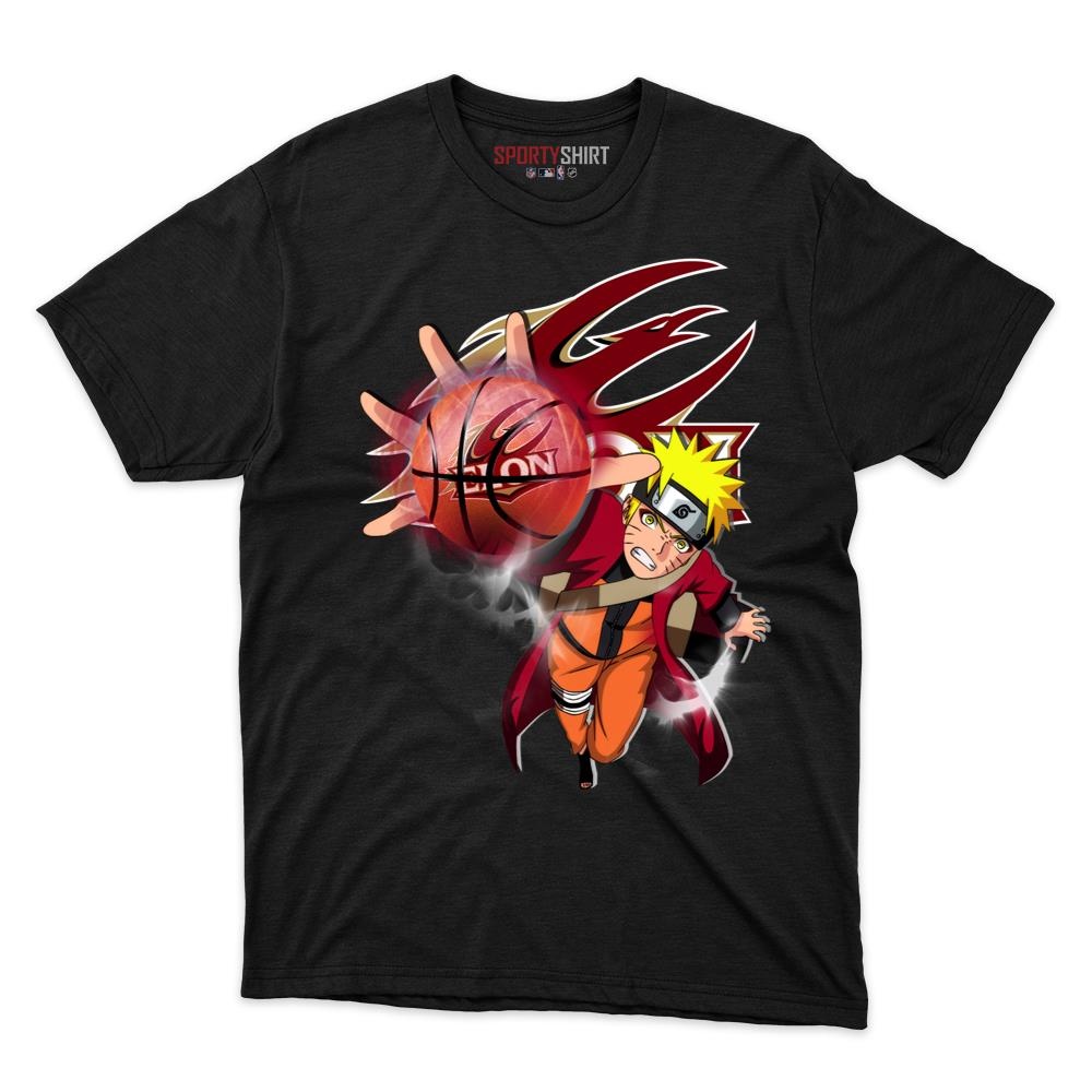 Elon Phoenix Naruto Unisex Cotton Graphic Tee, Anime Ninja Crossover College Fan Game Day Shirt