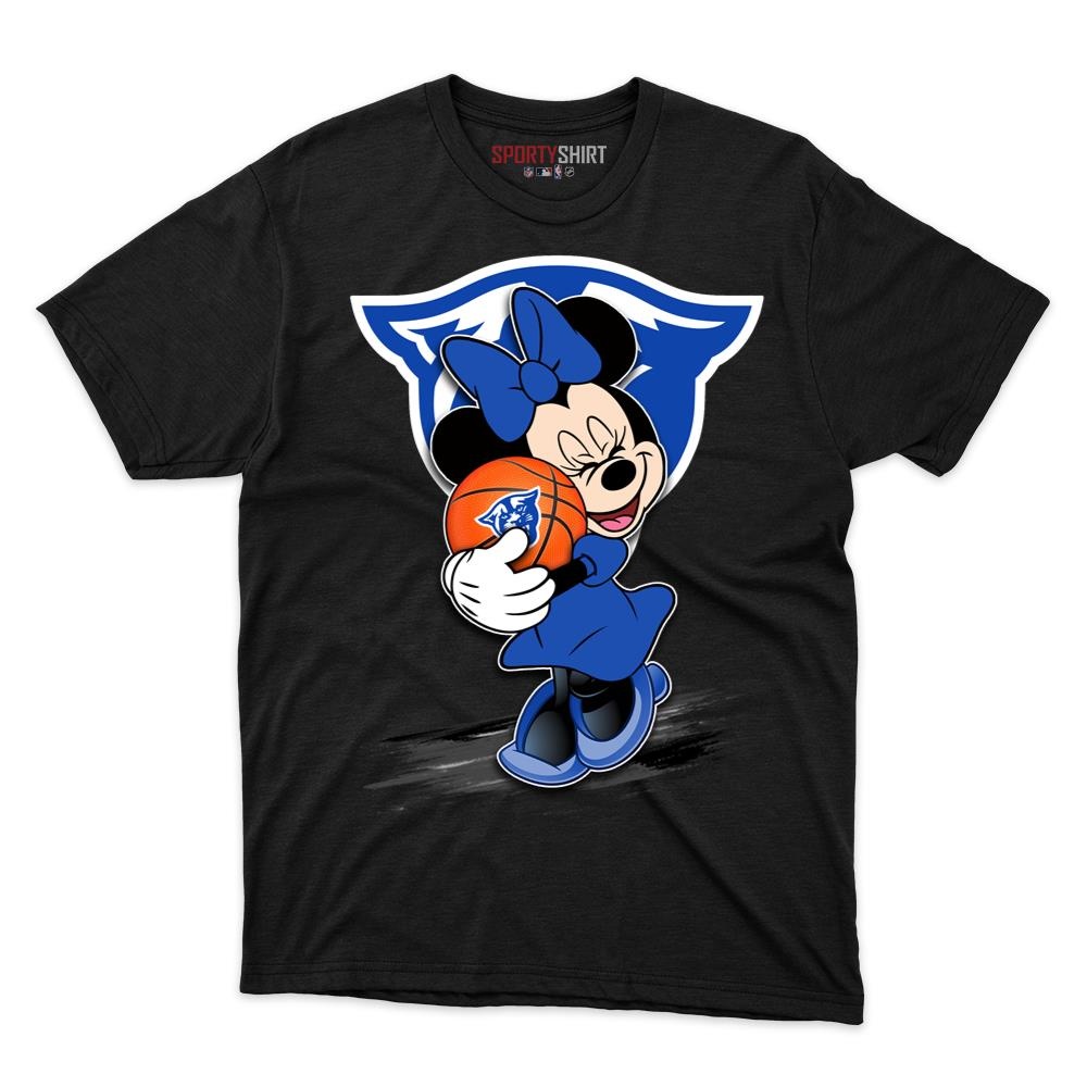 Georgia State Panthers Minnie Mouse Unisex Cotton Graphic Tee, Disney Cartoon Crossover Shirt, Game Day