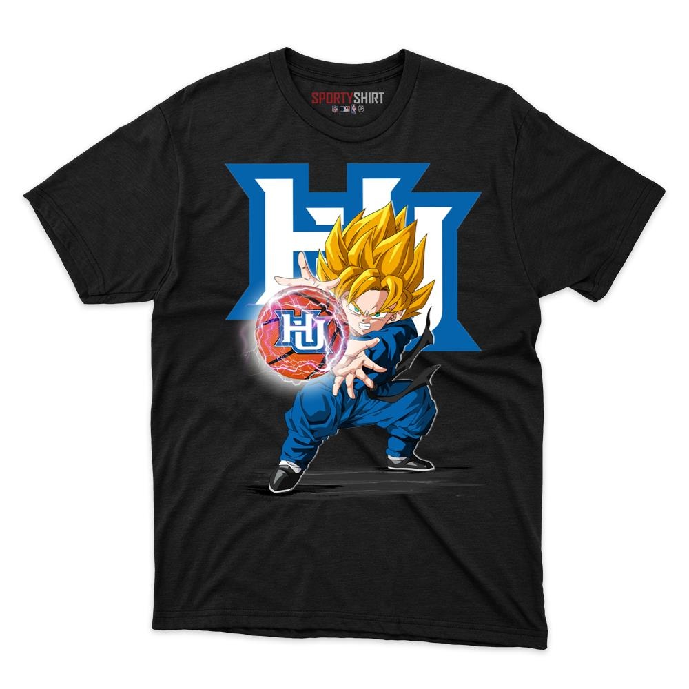 Hampton Pirates Goku Dragon Ball Z Unisex Cotton Graphic Tee, Super Saiyan Anime Crossover Shirt, Game Day