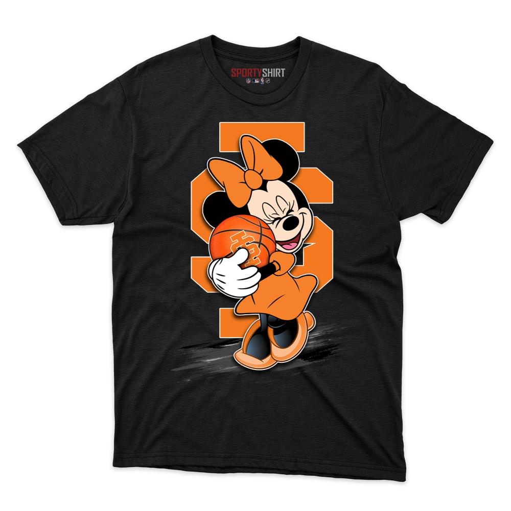 Idaho State Bengals Minnie Mouse Unisex Cotton Graphic Tee, Disney Cartoon Fan Game Day Shirt