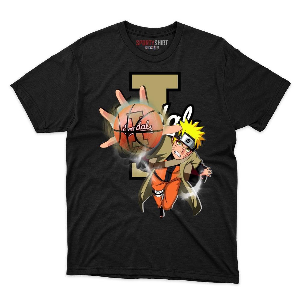 Idaho Vandals Naruto Uzumaki Unisex Cotton Graphic Tee, Anime Ninja Crossover Fan Game Day Shirt