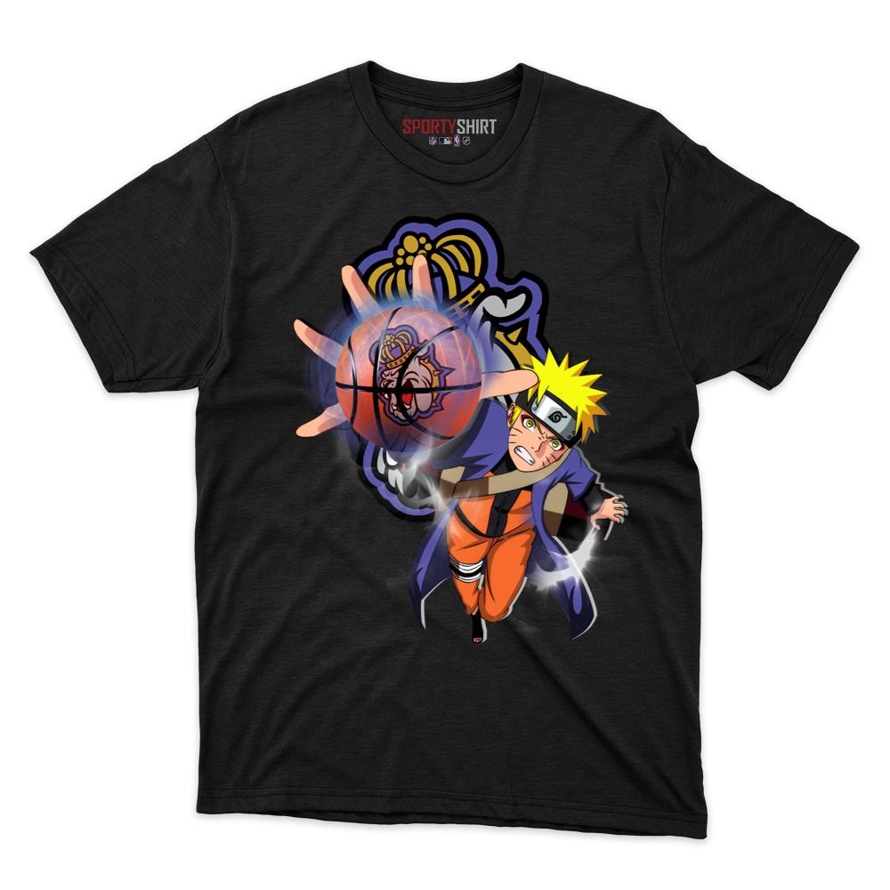 James Madison Dukes Naruto Uzumaki Ninja Unisex Shirt, Anime Crossover Cotton Graphic Tee, Game Day Fan Gift