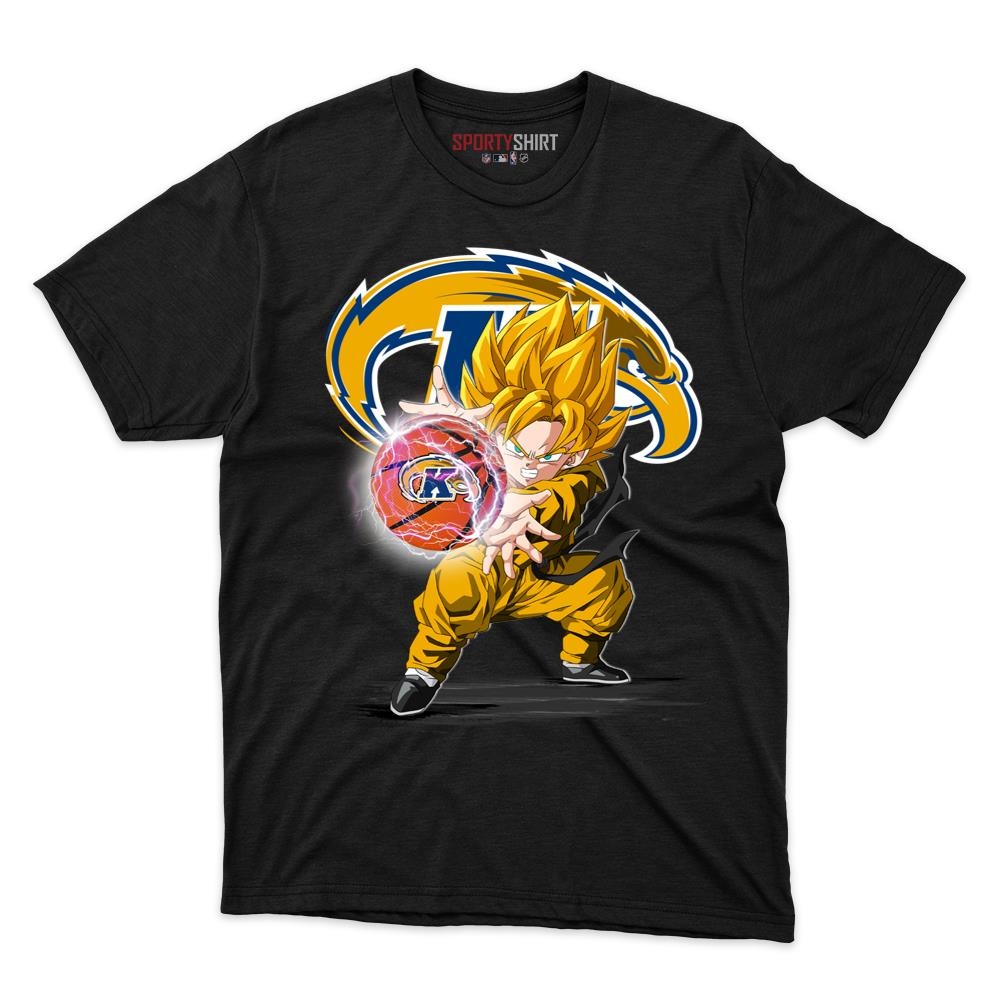 Kent State Golden Flashes Goku Dragon Ball Z Unisex Shirt, Anime Crossover Cotton Graphic Tee, Game Day Gift