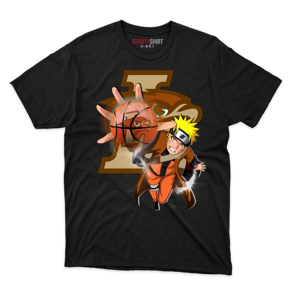 Lehigh Mountain Hawks Naruto Uzumaki Ninja Anime Unisex Cotton Graphic Tee, Fan Shirt for Game Day