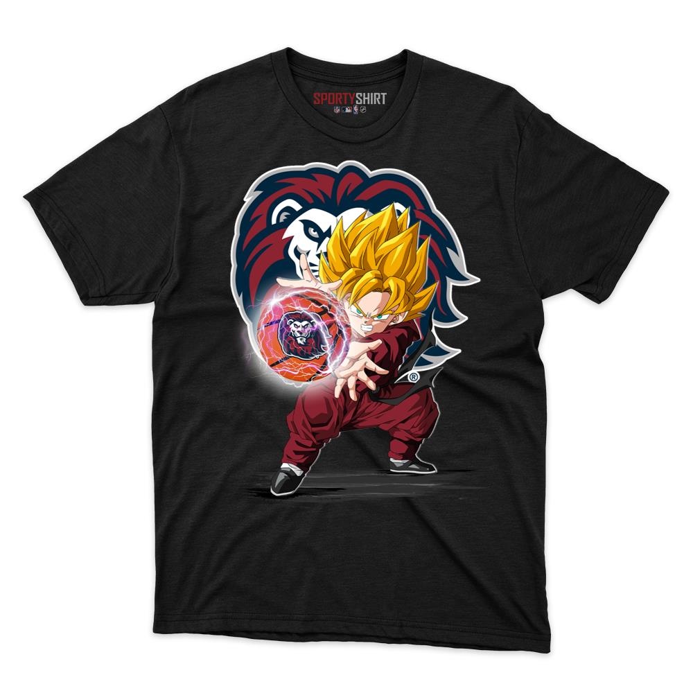Loyola Marymount Lions Goku Dragon Ball Z Unisex Cotton Graphic Tee, Anime Shirt, Game Day Fan Gift