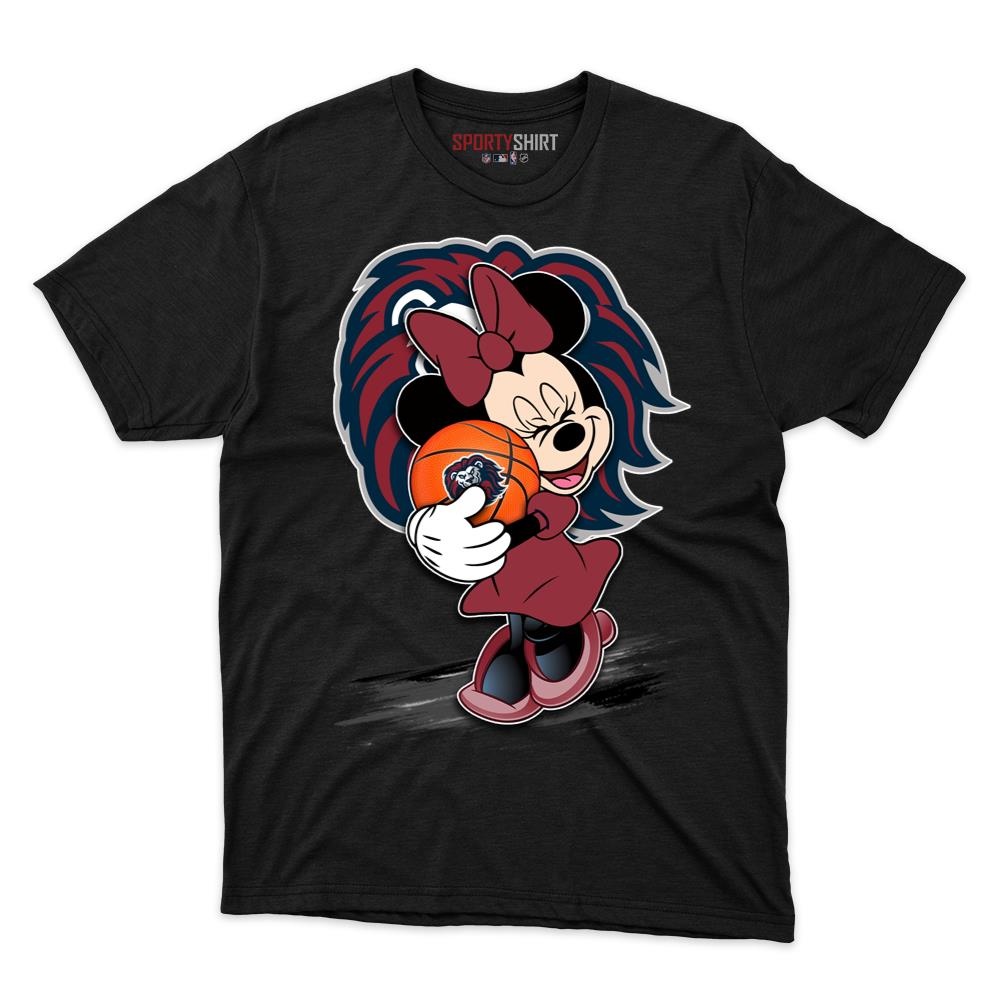 Loyola Marymount Lions Minnie Mouse Unisex Cotton Graphic Tee, Disney Cartoon Shirt, Game Day Fan Gift