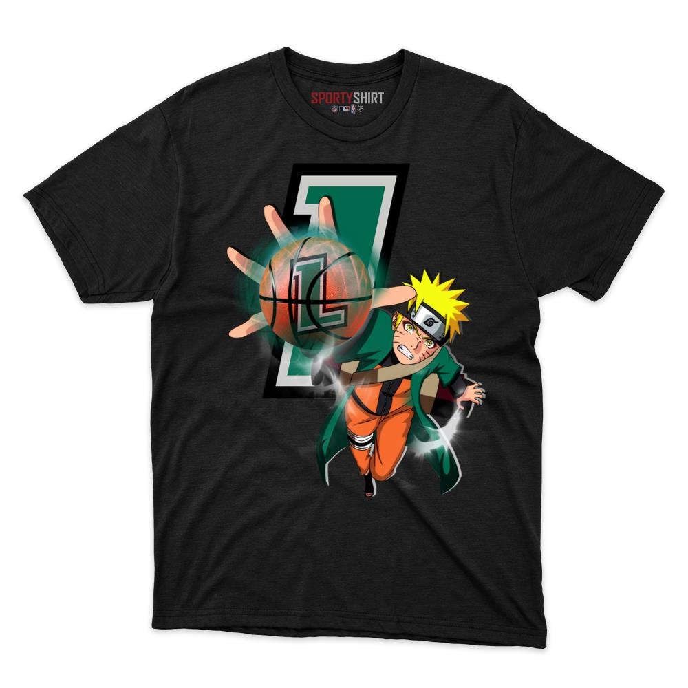 Loyola MD Greyhounds Naruto Unisex Cotton Graphic Tee, Anime Ninja Crossover Shirt for Game Day Fans
