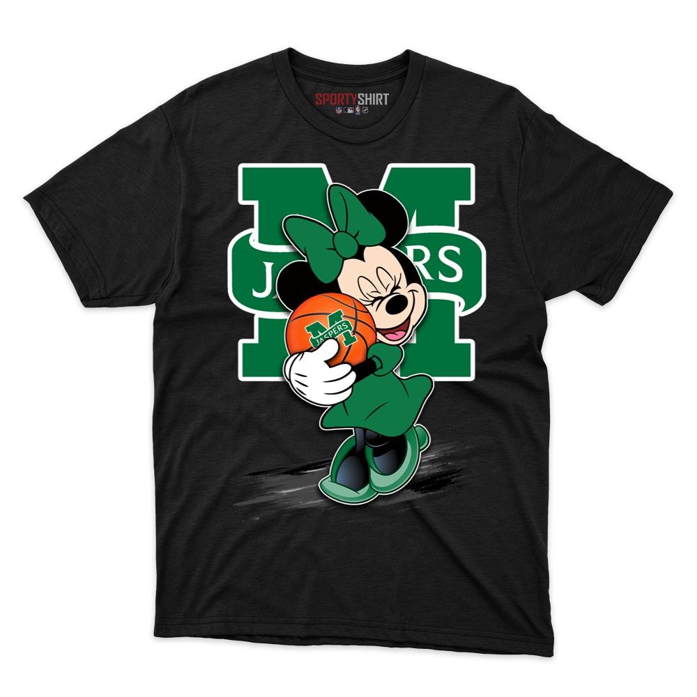 Manhattan Jaspers Minnie Mouse Unisex Cotton Graphic Tee, Disney Cartoon Shirt, Game Day Fan Gift