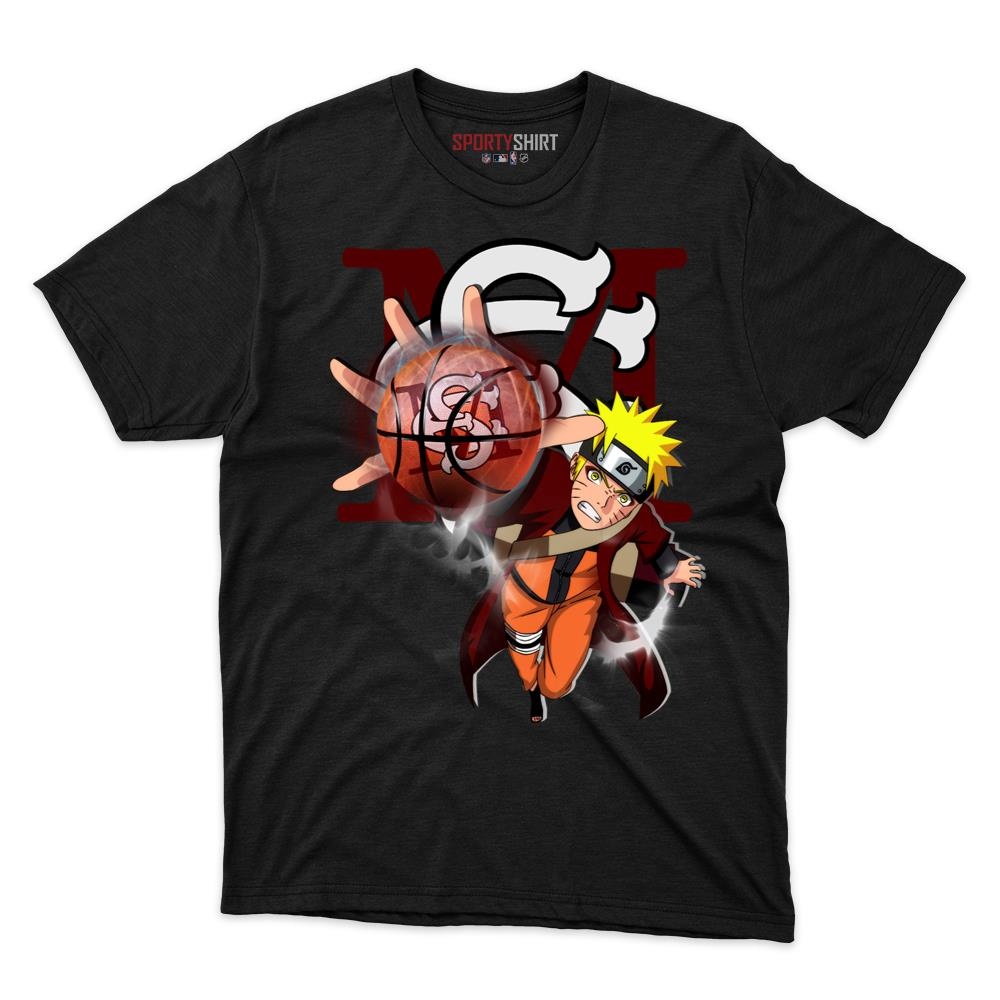 Maryland Eastern Shore Hawks Naruto Unisex Cotton Graphic Tee, Anime Ninja Shirt for Game Day Fans