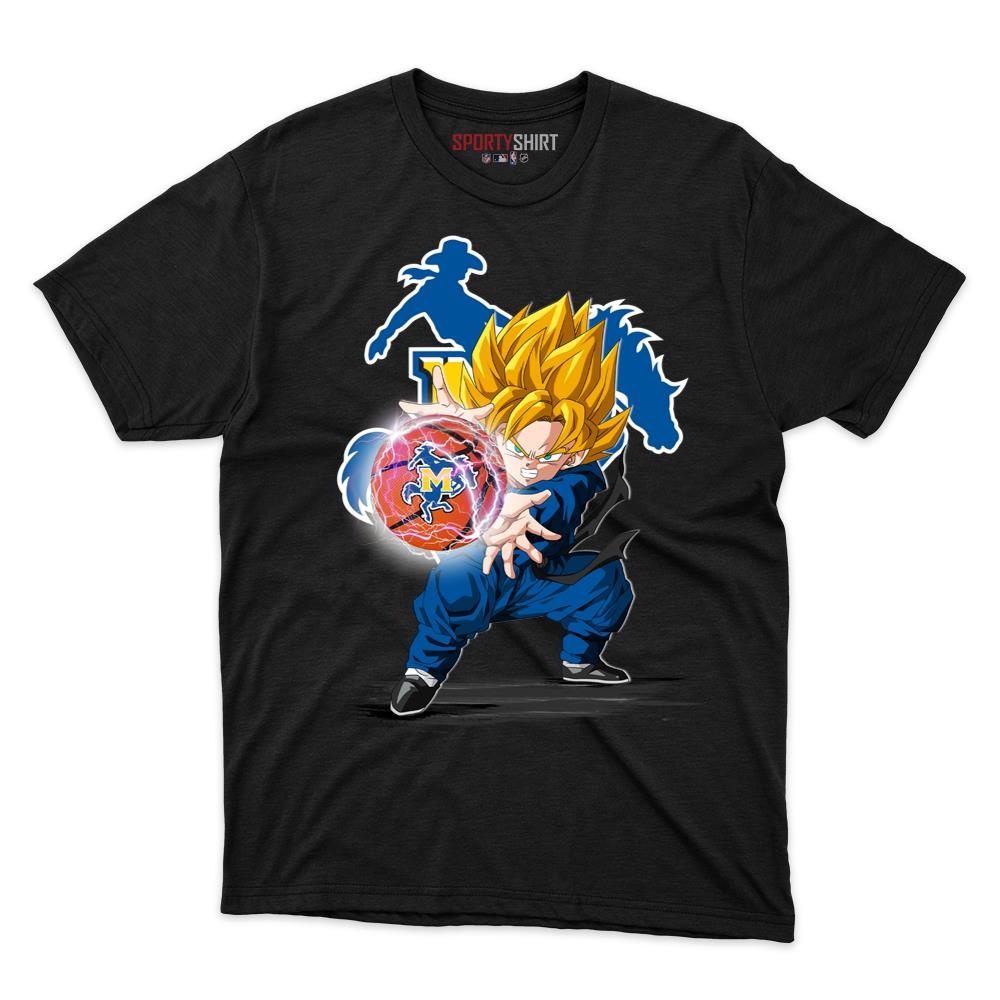 McNeese State Cowboys Goku Dragon Ball Z Unisex Cotton Graphic Tee, Anime Shirt, Game Day Fan Gift