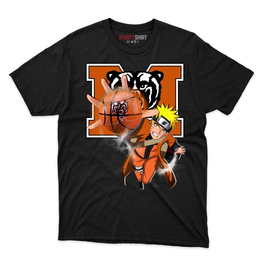 Mercer Bears Naruto Ninja Shirt, Unisex Cotton Anime Graphic Tee for College Game Day Fans