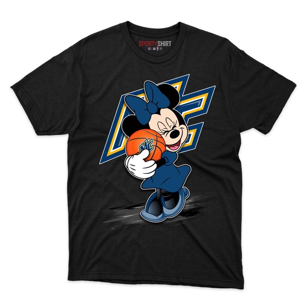Merrimack Warriors Minnie Mouse Basketball Shirt, Unisex Cotton Disney Cartoon Graphic Tee, Game Day Gift