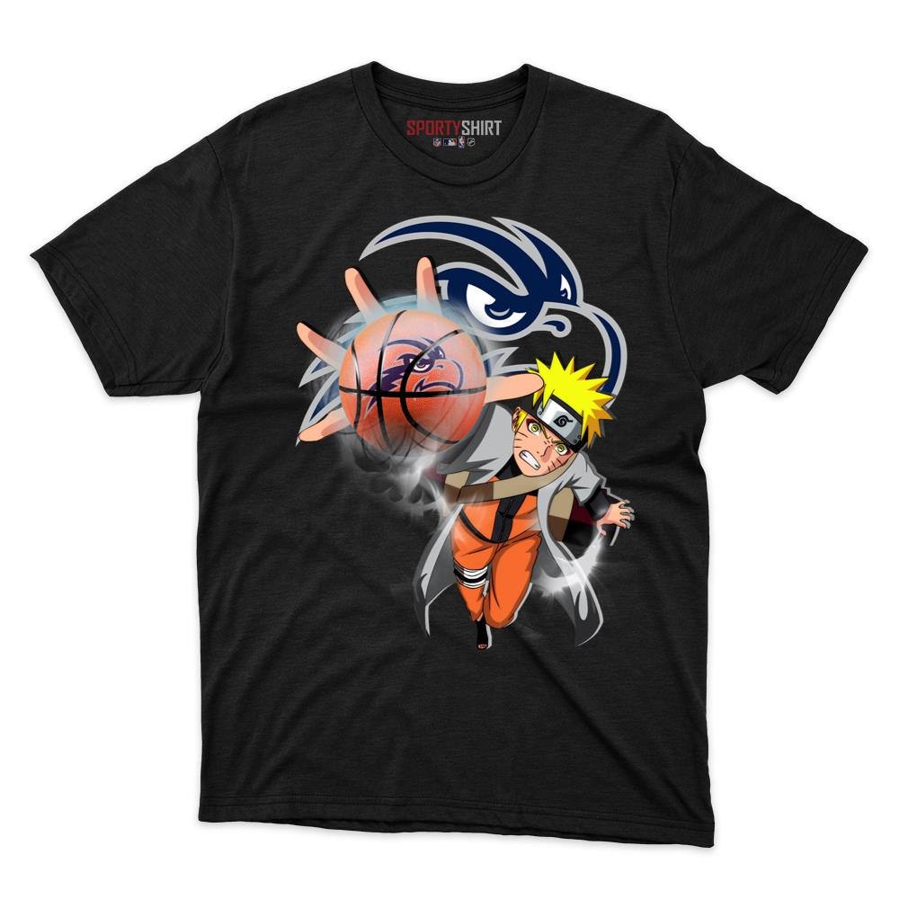 North Florida Ospreys Naruto Ninja Unisex Cotton Graphic Tee, Hidden Leaf Anime Crossover Shirt, Game Day