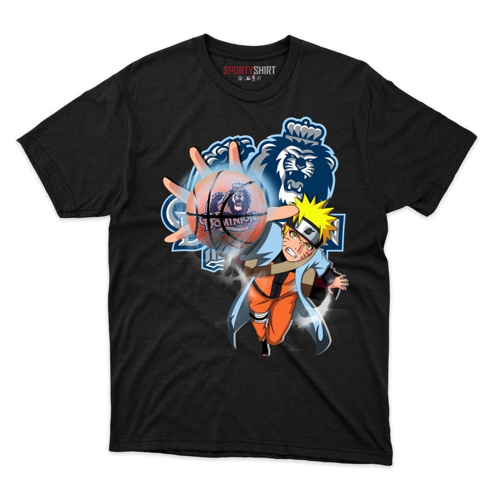 Old Dominion Monarchs Naruto Shinobi Unisex Cotton Graphic Tee, Hidden Leaf Ninja Crossover Shirt