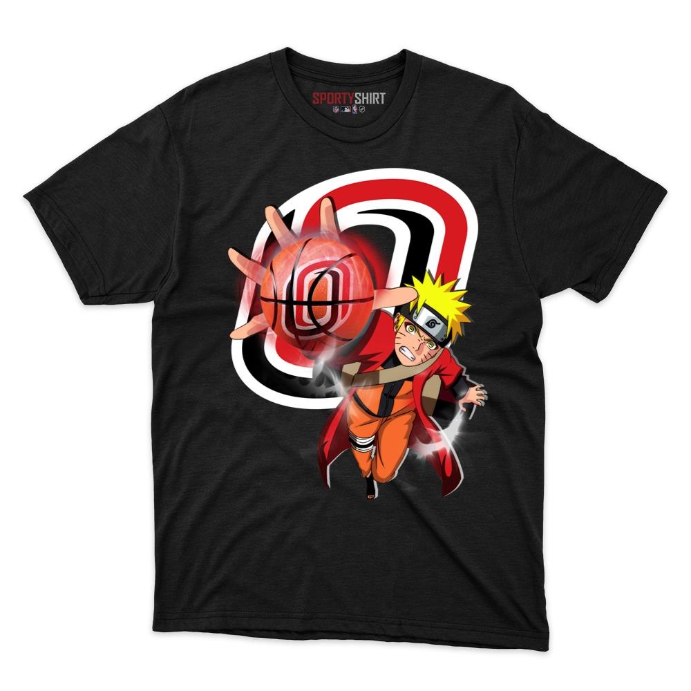 Omaha Mavericks Naruto Ninja Unisex Cotton Graphic Tee, Hidden Leaf Anime Crossover Shirt, Game Day Fan Gift