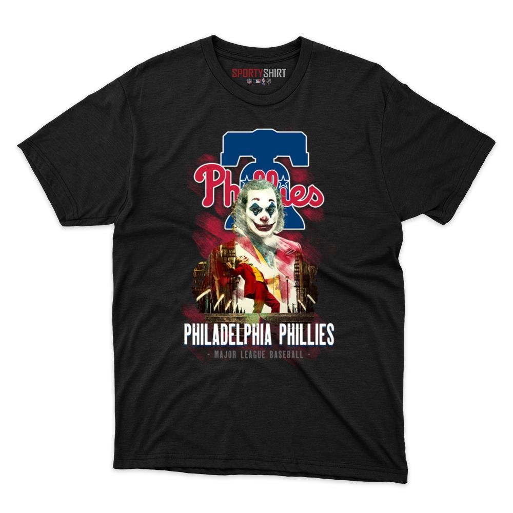 Philadelphia Phillies Put On A Happy Face Joker Unisex Cotton Tee, Villain Fan Game Day Shirt