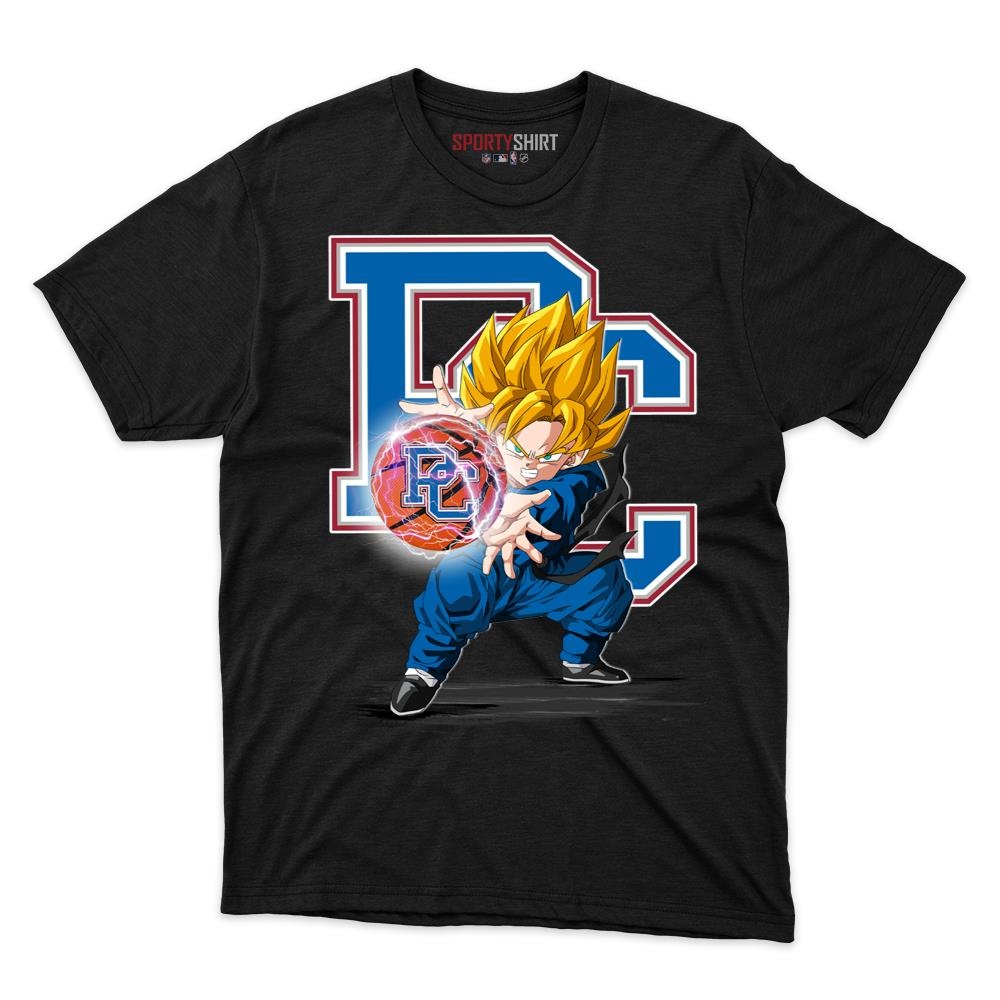 Presbyterian Blue Hose Goku Dragon Ball Z Unisex Shirt, Anime Crossover Cotton Graphic Tee, Game Day Fan Gift