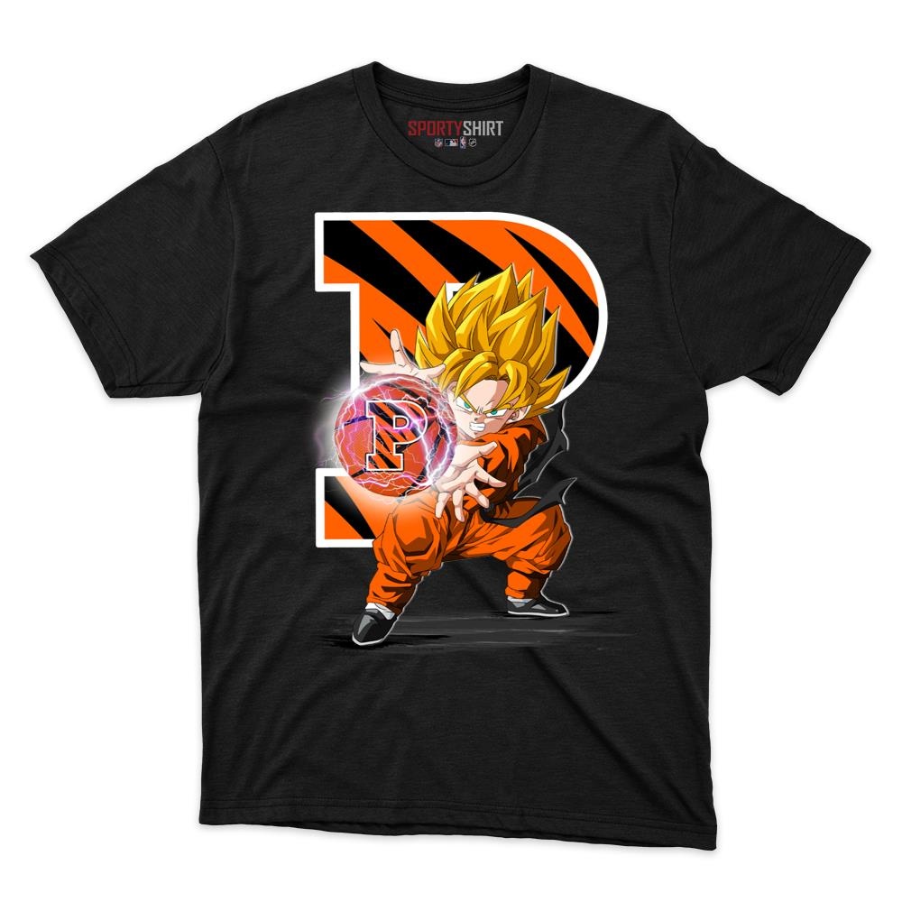 Princeton Tigers Goku Dragon Ball Z Unisex Shirt, Anime Crossover Cotton Graphic Tee, Game Day Fan Gift