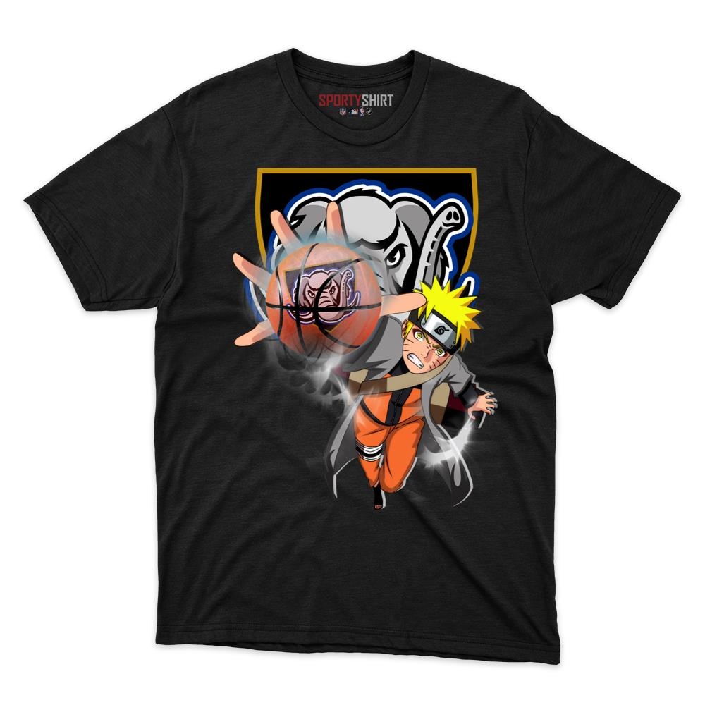 Purdue Fort Wayne Mastodons Naruto Uzumaki Ninja Unisex Shirt, Anime Crossover Cotton Graphic Tee, Fan Gift