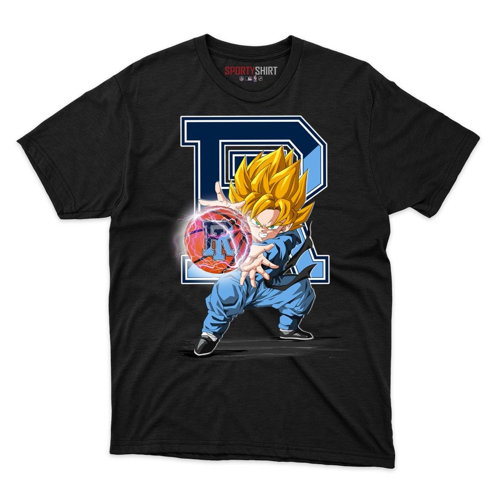 Rhode Island Rams Goku Dragon Ball Z Unisex Shirt, Anime Crossover Cotton Graphic Tee, Game Day Fan Gift