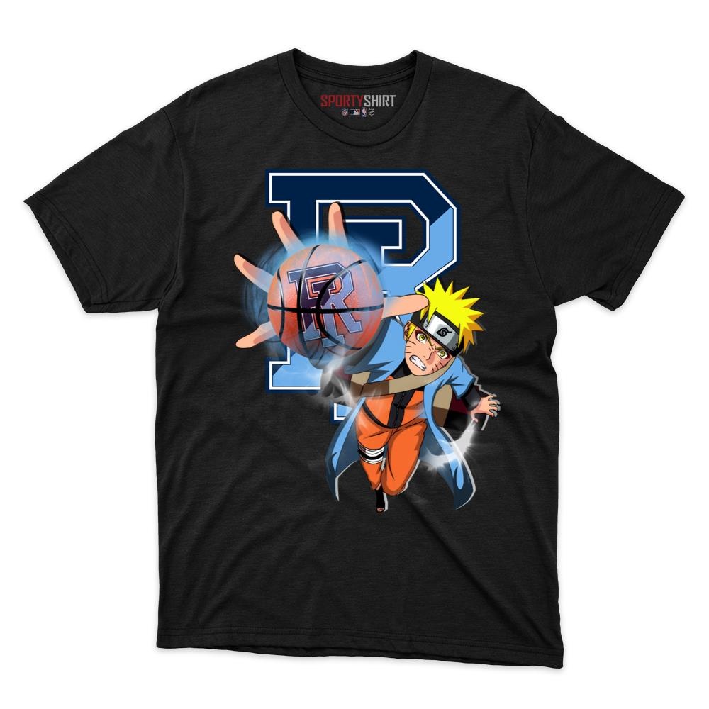 Rhode Island Rams Naruto Uzumaki Ninja Unisex Shirt, Anime Crossover Cotton Graphic Tee, Game Day Fan Gift
