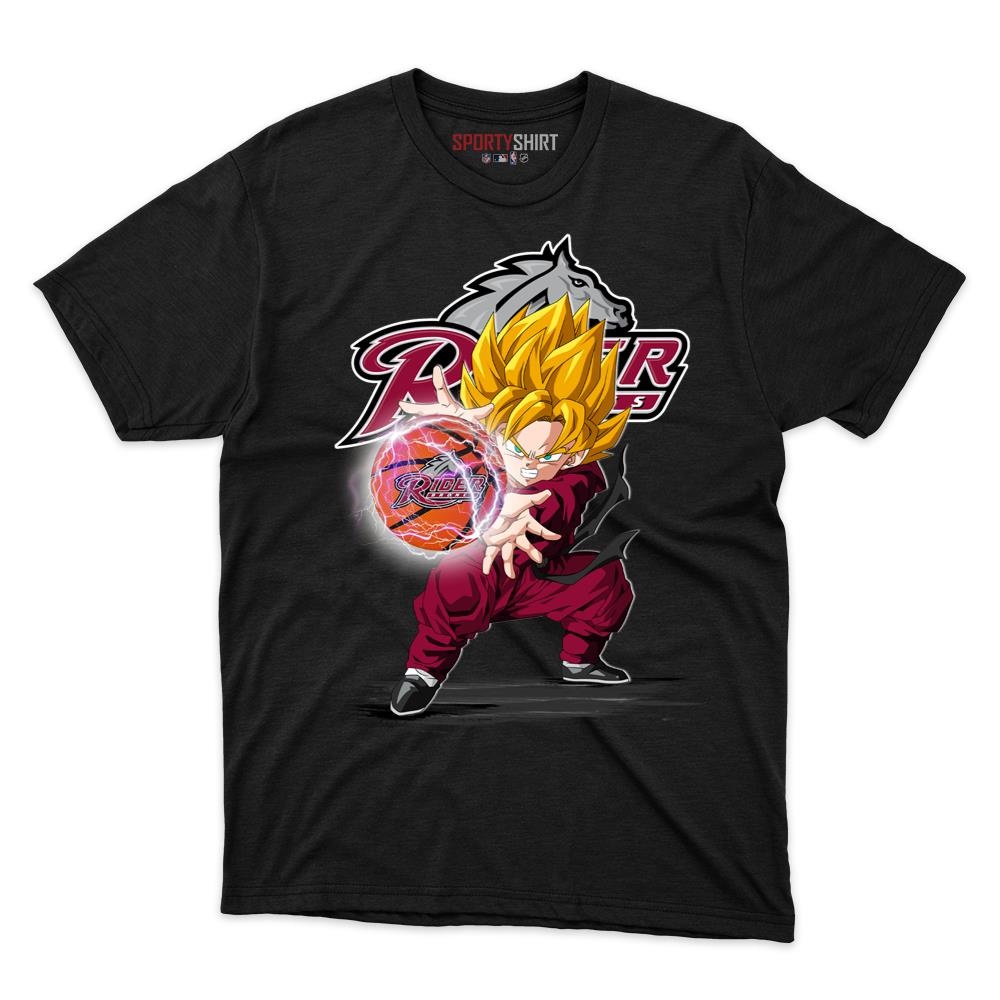 Rider Broncs Goku Dragon Ball Z Unisex Shirt, Anime Crossover Cotton Graphic Tee, Game Day Fan Gift