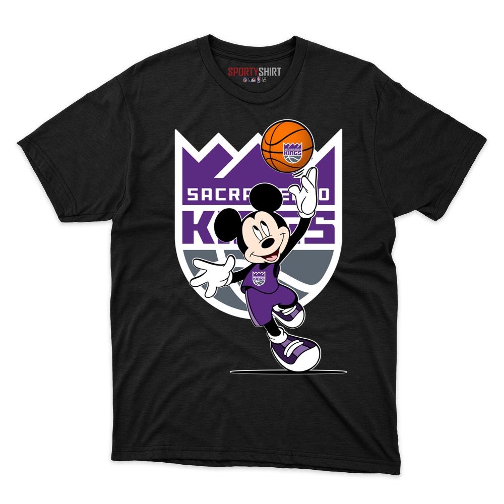Sacramento Kings Classic Mouse Player Unisex Shirt, Disney Cartoon Cotton Graphic Tee, Game Day Fan Gift
