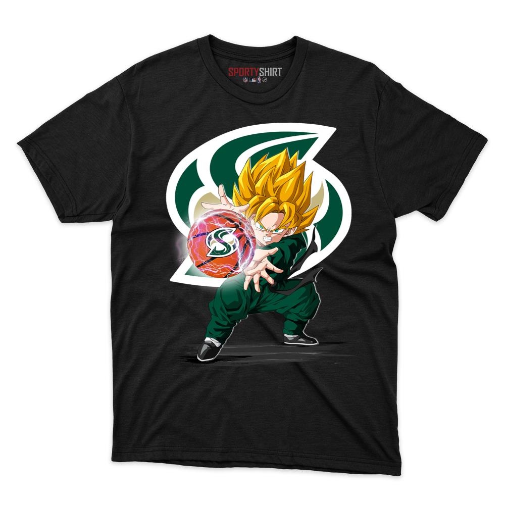 Sacramento State Hornets Goku Dragon Ball Z Unisex Shirt, Anime Crossover Cotton Graphic Tee, Game Day Gift