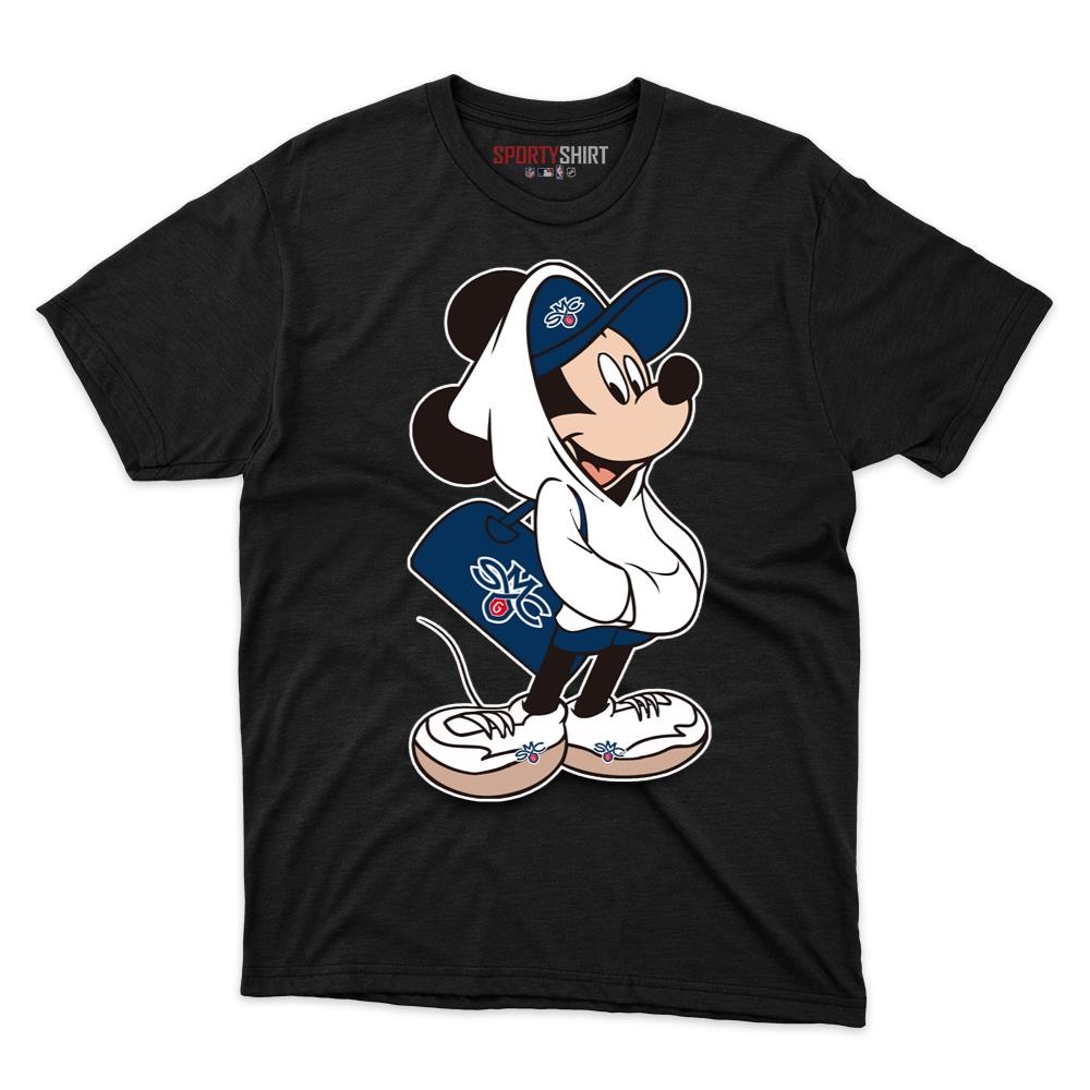 Saint Mary's Gaels Meets Mickey Mouse Unisex Shirt, Disney Cartoon Crossover Cotton Tee, Game Day Fan Gift