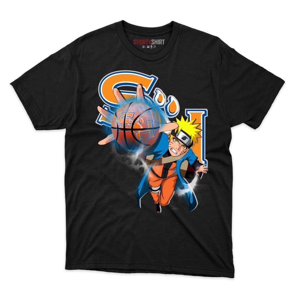 Sam Houston State Bearkats Naruto Uzumaki Ninja Unisex Shirt, Anime Crossover Cotton Graphic Tee, Fan Gift