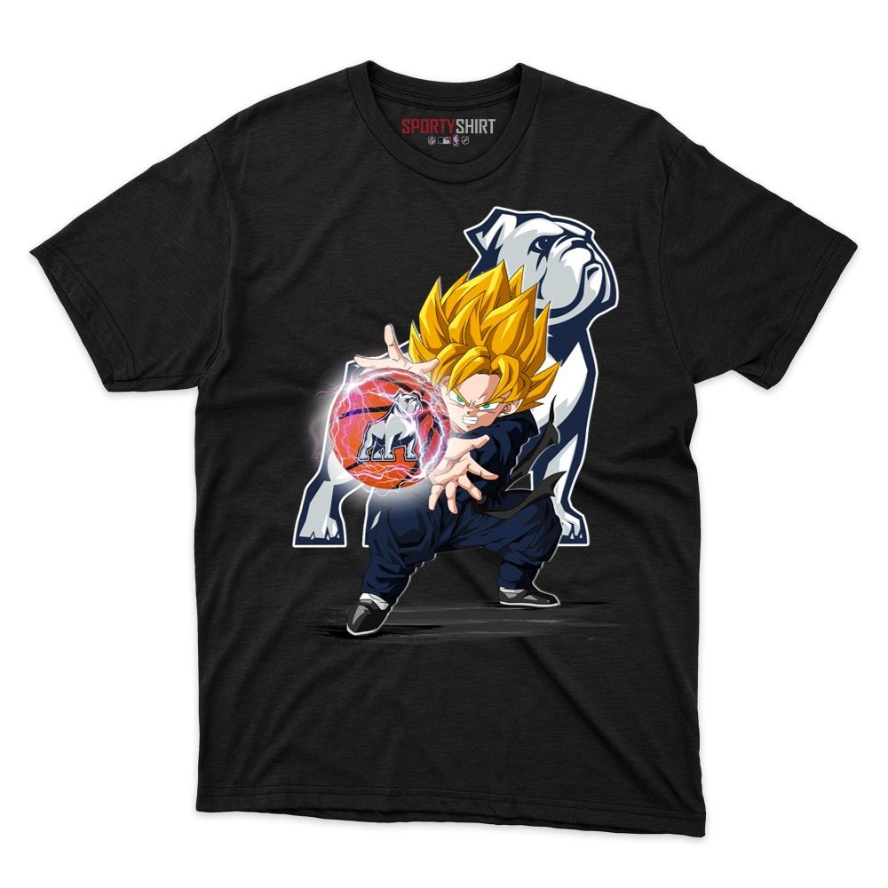 Samford Bulldogs Goku Dragon Ball Z Unisex Shirt, Anime Crossover Cotton Graphic Tee, Game Day Fan Gift