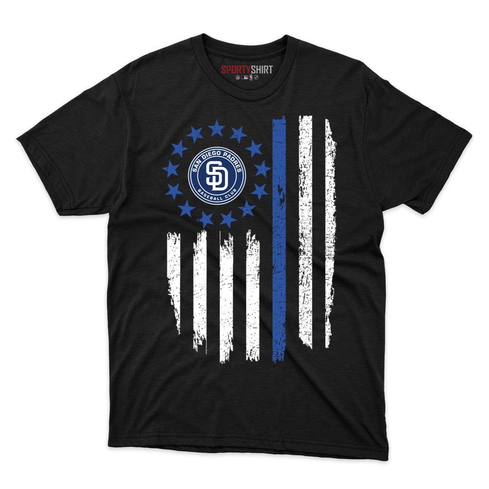 San Diego Padres Betsy Ross Flag Unisex Shirt, Patriotic American Stars Cotton Graphic Tee, Game Day Fan Gift